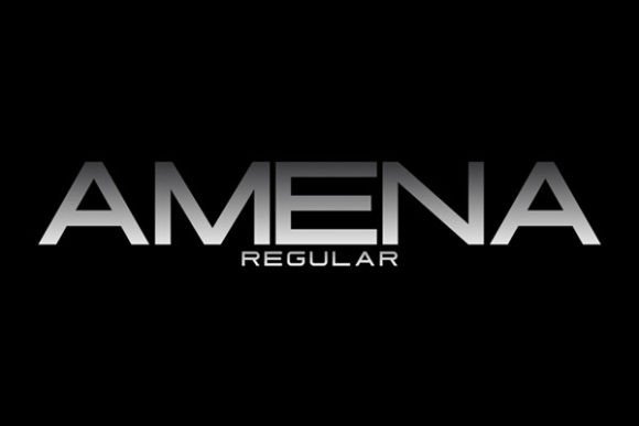 Amena - Regular: The Bold Typeface for Crafters