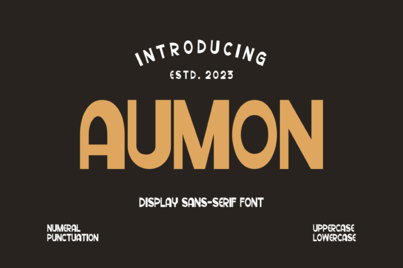 Aumon Typeface for Bold Web Design