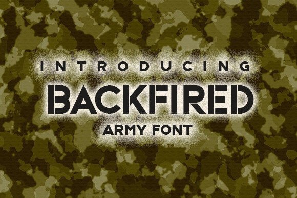 Backfired Typeface for Polished Branding