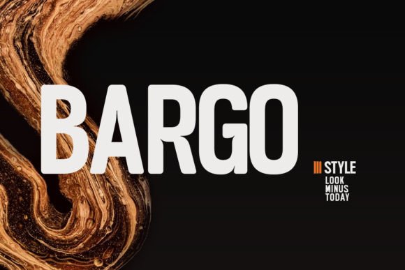 Bargo Typeface: Modern Sans Serif for Bold Campaigns