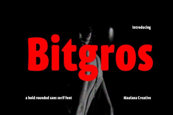Bitgros Typeface for Bold Editorial Design