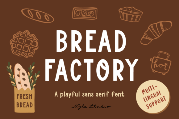 Bread Factory Font for Playful Web Design