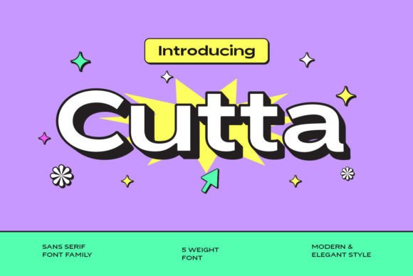 Cutta: The Modern Sans Serif Typeface for Digital Design