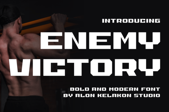 Enemy Victory Font for Bold Campaign Design
