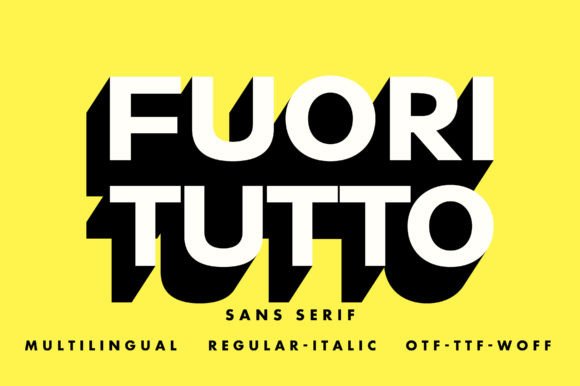 Fuori Tutto Font for Polished Brand Identity