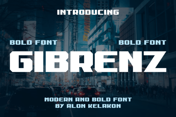 Gibrenz Font: Modern Sans Serif for Editorial Design