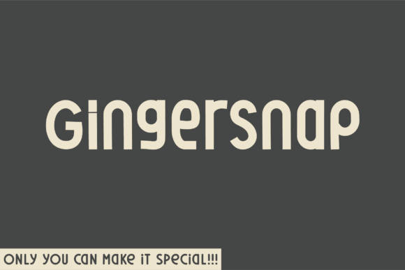 Gingersnap Font: Elevate Your Brand Visuals
