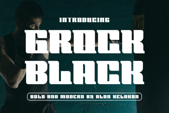 Grock Black: Bold Sans Serif Font for Web Design