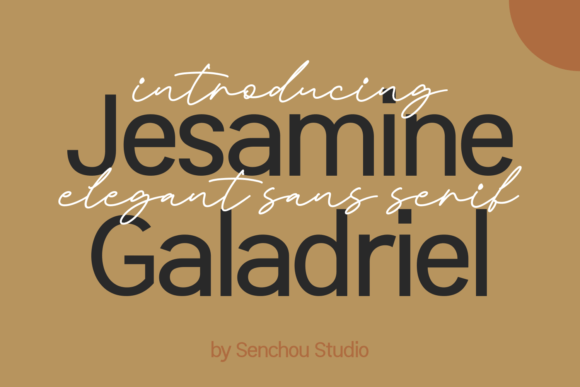 Jesamine Galadriel Font for Modern Web Design
