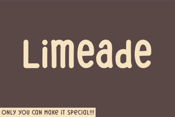 Limeade Font for Crafters and Sellers