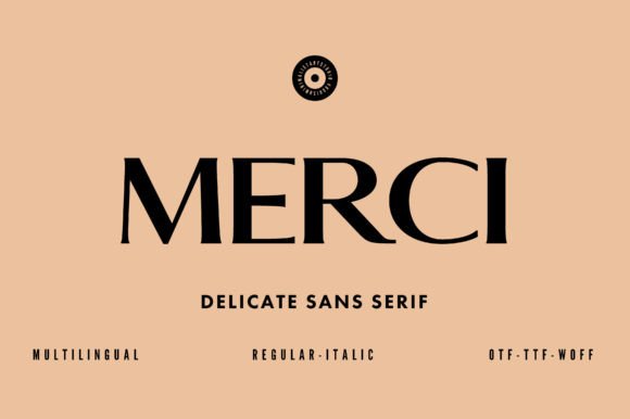 Merci: A Minimalist Sans Serif Font for Modern Web Design
