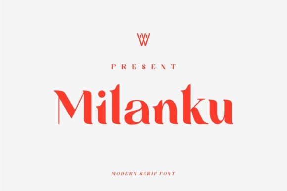 Milanku Typeface for Elegant Brand Design