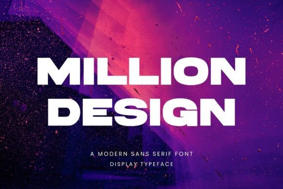 Million Design: A Modern Typeface for Editorial Clarity