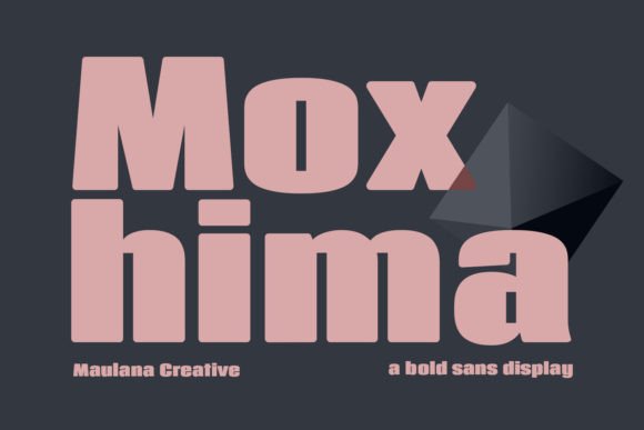 Moxhima Typeface for Bold Campaigns