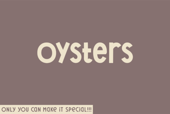 Oysters: A Unique Sans Serif Font for Modern Web Design