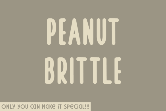 Peanut Brittle Font for Bold Digital Campaigns
