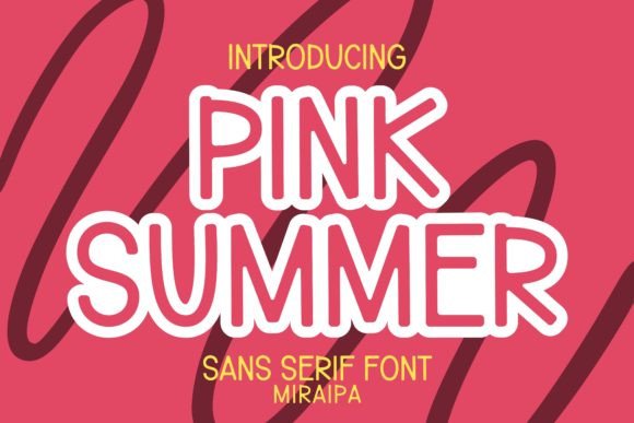 Pink Summer: The Cute Handwritten Font for Crafters