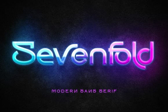 Sevenfold Font: The Modern Sans Serif for Bold Branding