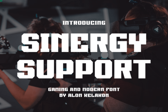 Sinergy Support Font: Elevate Your Brand Identity