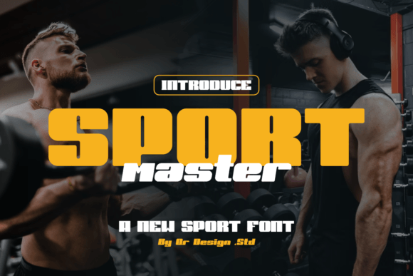 Sport Master: Bold Sans Serif Font for Makers