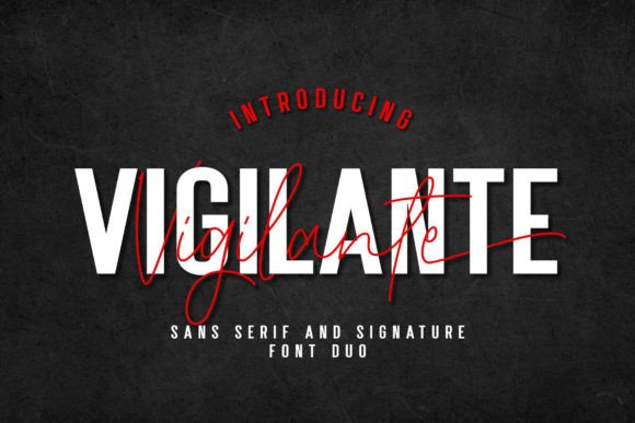 Vigilante Font for Modern Editorial Design