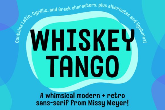 Whiskey Tango: A Retro Typeface for Bold Branding