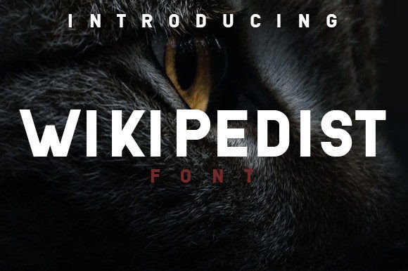 Wikipedist Font for Crafters and Sellers