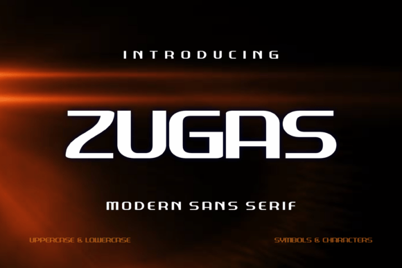 Zugas: A Bold Sans Serif Font for Editorial Design